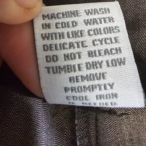 Dressbarn Brown Striped Trousers Y2K Business Office Bootcut 10 - Picture 12 of 13